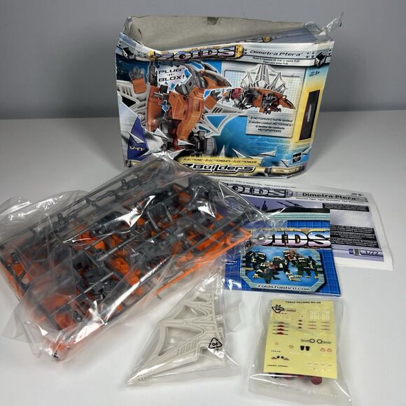 Hasbro ZOIDS Z-Builders 1/72 Dimetra Ptera BZ-106 2003 NEW Crushed Open Box - Picture 2 of 12